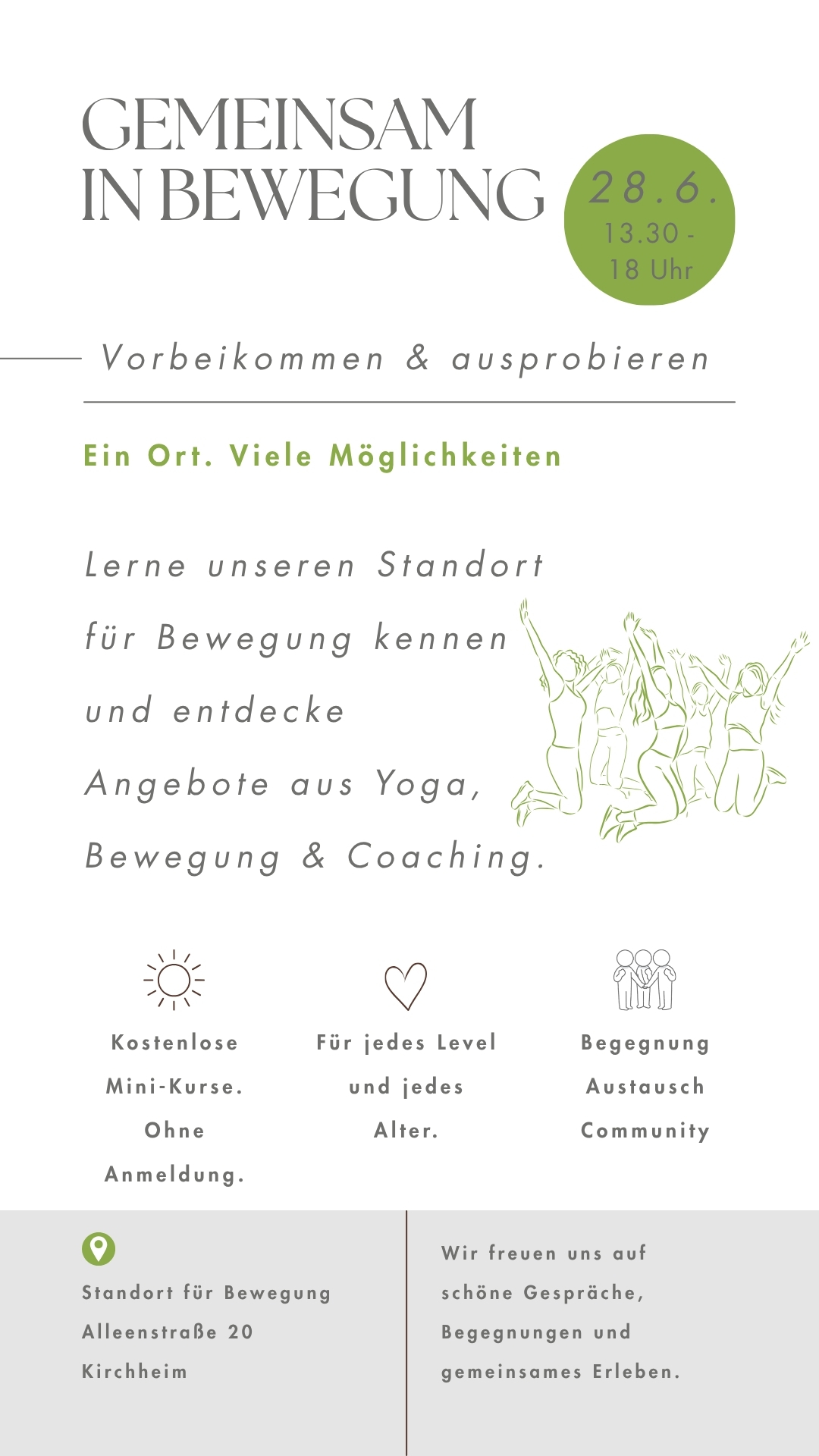 Standort für Bewegung - Tag der offenen Tür